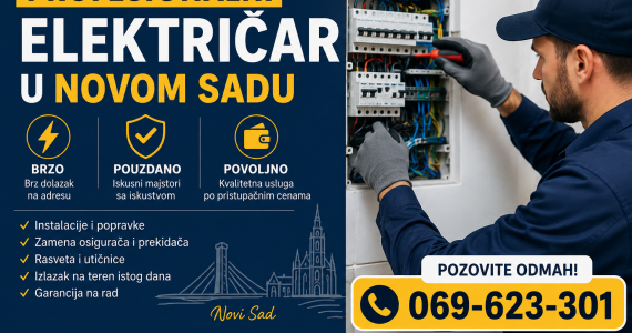 profesionalni električar u novom sadu