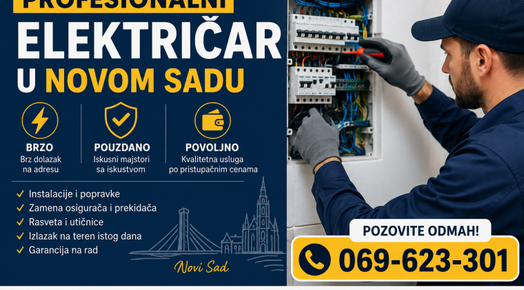 profesionalni električar u novom sadu